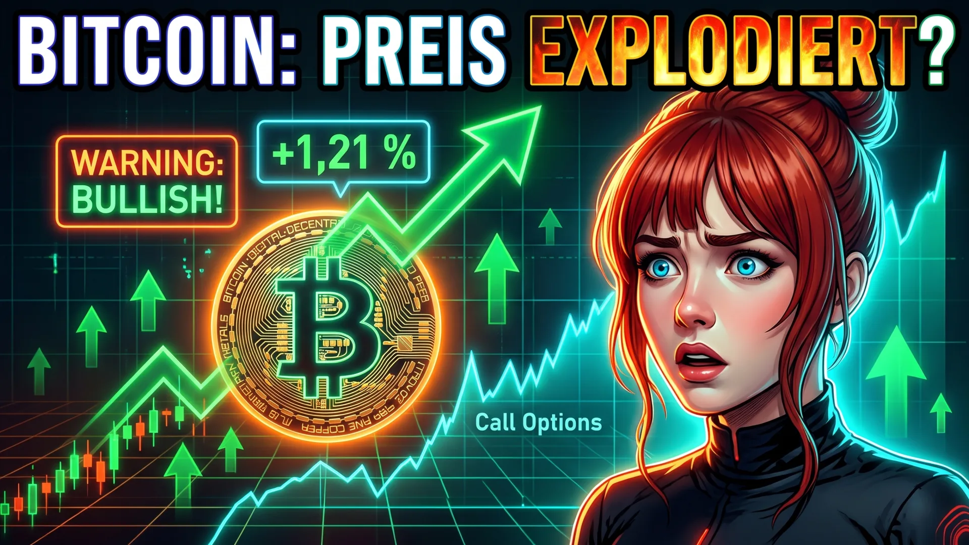 BITCOIN: PREIS EXPLODIERT? +1,21 %: Bitcoin Optionsmarkt bullische Tendenzen