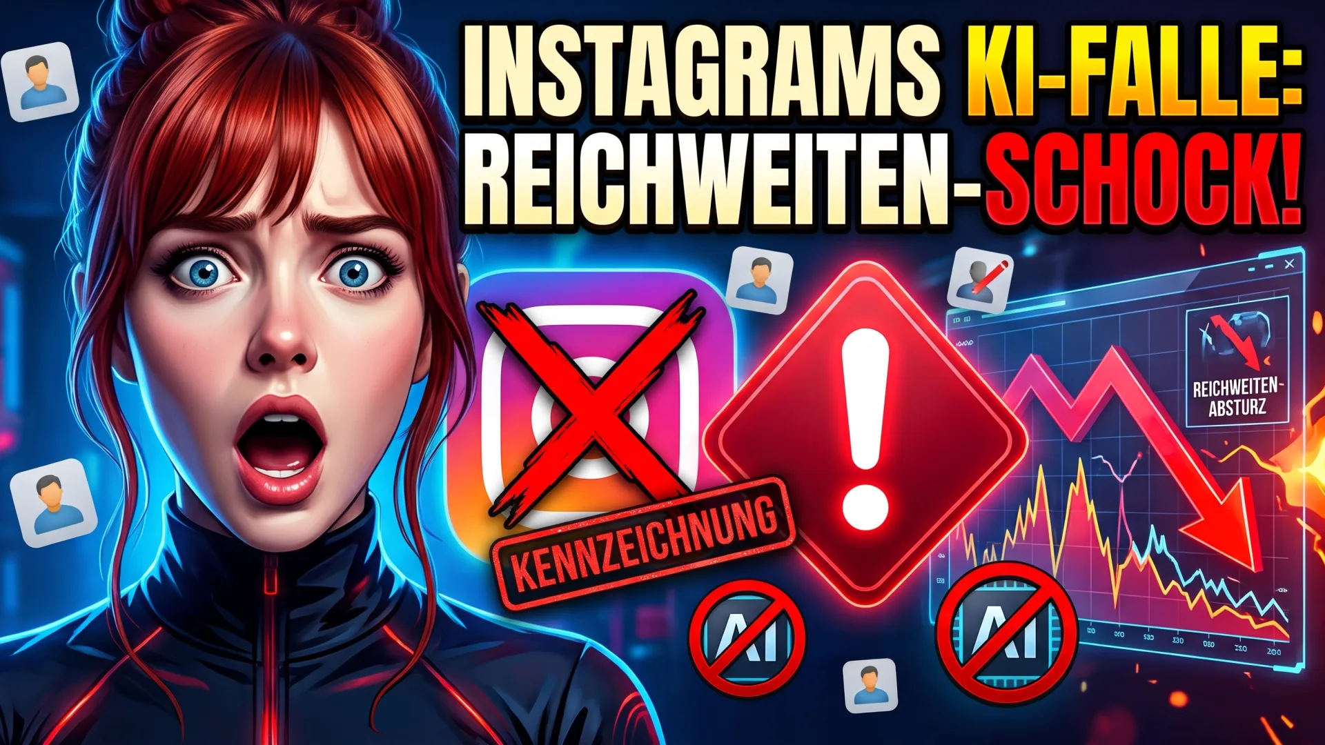 INSTAGRAMS KI-FALLE: REICHWEITEN-SCHOCK!: Instagram KI-Profile Reichweitenverlust Kennzeichnungspflicht Künstler