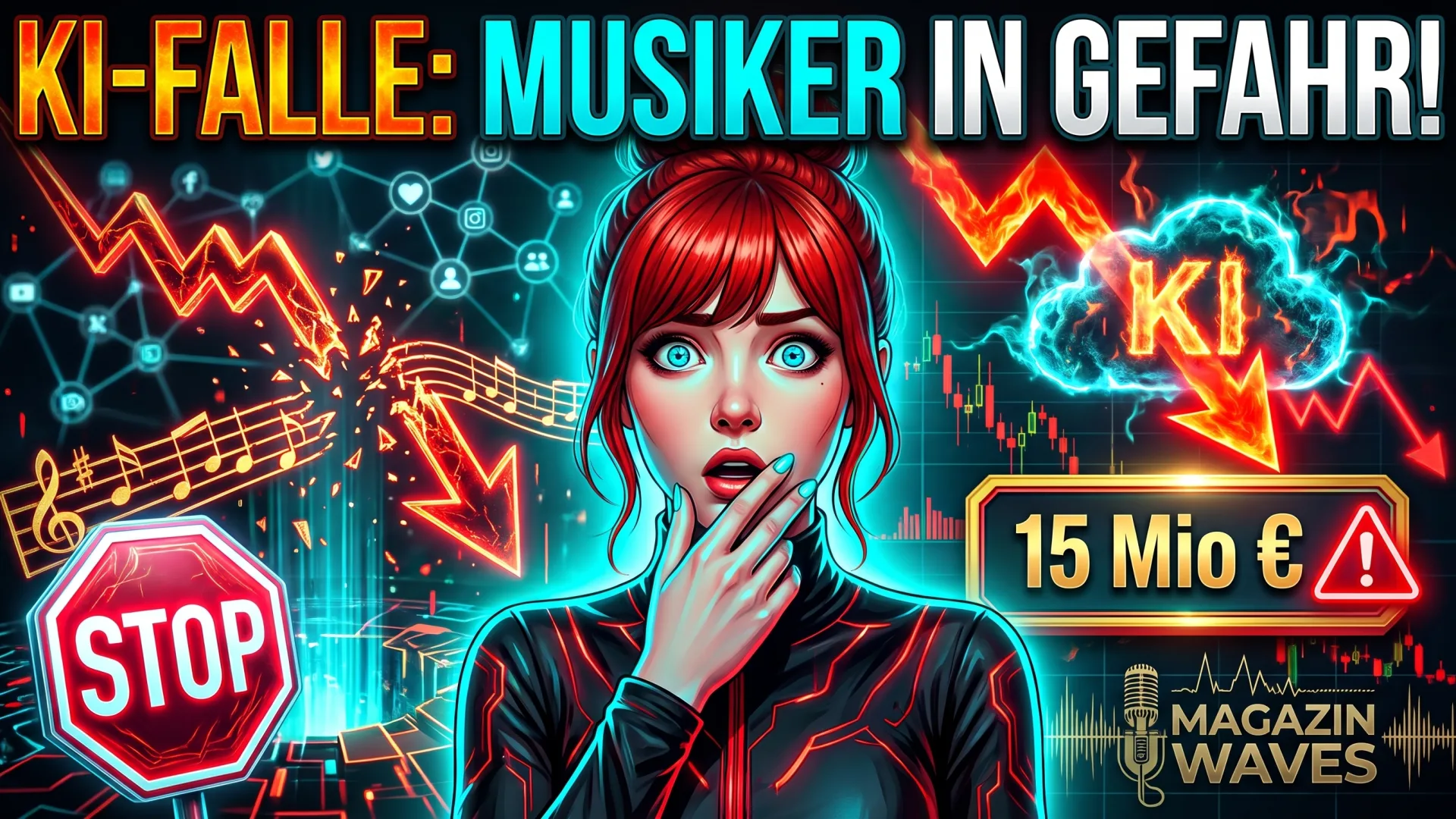 KI-FALLE: MUSIKER IN GEFAHR! 15 Mio €: KI-Inhalte, Reichweite, Social Media, Musiker, Gefahr