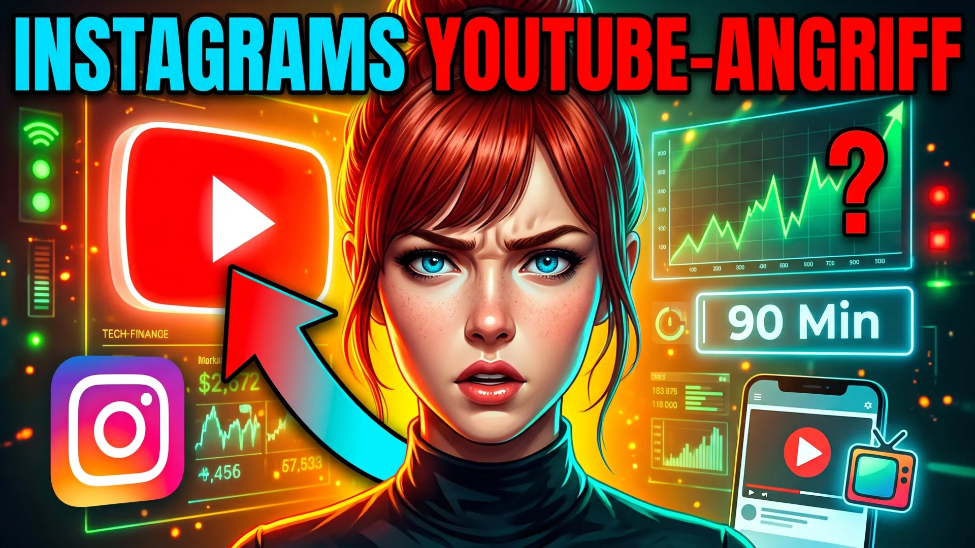 INSTAGRAMS YOUTUBE-ANGRIFF 90 Min: Instagram Videos, YouTube, Monetarisierung, Künstler