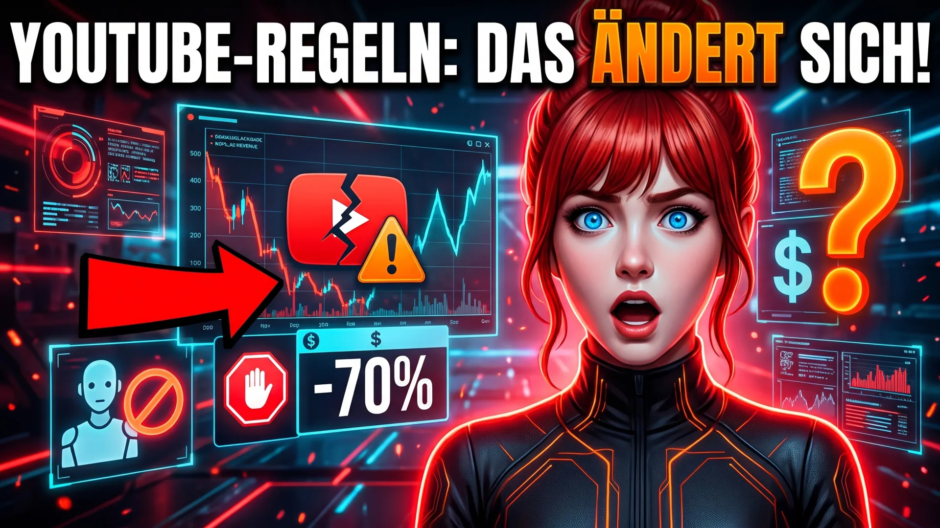 YOUTUBE-REGELN: DAS ÄNDERT SICH!: YouTube Richtlinienänderungen, KI, Monetarisierung, Clickbait