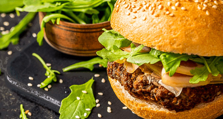 Würden Sie einen biotechnologisch hergestellten Veggie-Burger essen?