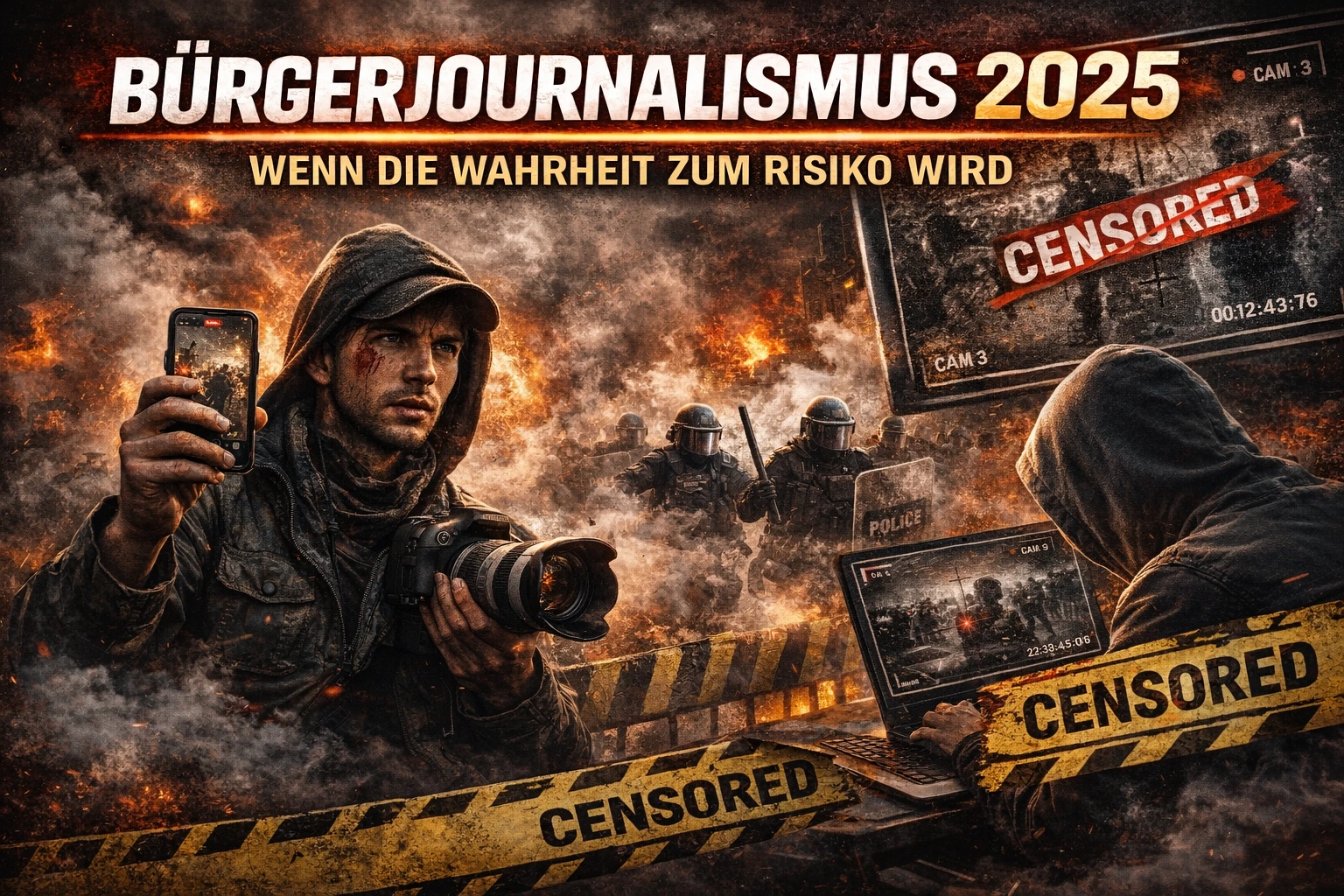 Bürgerjournalismus unter Druck: Zensur und Repression weltweit?